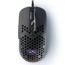 CYD C306 PRO 70g超軽量 ハニカムマウス ゲーミングPC マウス有線 12800 調節可能DPI エルゴノミクスデザインUSBゲーミングマウス 7個プログラムボタン LED呼吸ライト windows 10、8、7、Vista、XP、Mac(2)