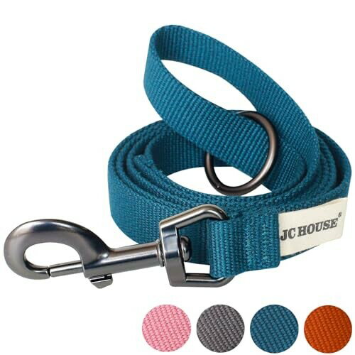 JC HOUSE 犬 リード 環境に優しい竹繊維素材 1.2m 柔らかく快適なグリップ 丈夫 小型犬 中型犬 大型犬..