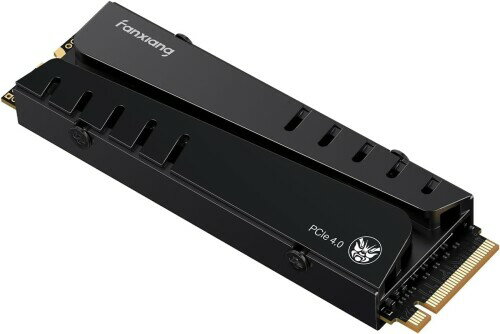 fanxiang S770 SSD 2TB最大7400MB/s M.2 NVMe 2280 PCIe Gen4.0x4 64Gb/s M.2 SSD ヒートシンク付き 3D NAND TLC 内蔵SSD デスクトップ/PS5に対応 1400TBW 5年保証