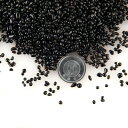 Charmoon アクアリウム 水槽 飾り石 1-3mm 500g カラフル 彩り ガラス クリスタル 底砂 砂利 DIY 園芸 (ブラック)