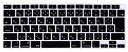 Digi-Tatoo 2021 and 2020 MacBook Air キーボードカバー 13 インチ 柔らかいシリコーン素材日本語JIS配列 防水 防塵カバー 保護 キースキン 清潔易い (ブラック)(2)