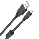 Sqrmueki UC-E6 デジタル一眼レフカメラ 交換用USBケーブルカメラ転送データ同期充電コード8ピン 互換 カメラケーブル兼容 Nikon Coolp...