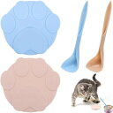 ペット用 缶詰の蓋 2枚入り 缶詰のスプーン 2枚入り 密封容器 猫缶フタ 蓋キャップ 猫缶 犬缶 缶詰カバー 漏れ防止 空気隔離 細菌汚染 昆虫汚染 保存用シ...