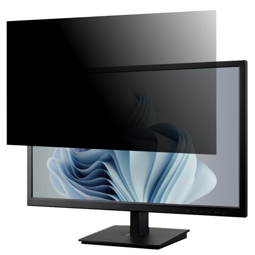 LOE(ロエ) 汎用 24インチ 16:9 PCモニター用 覗き見防止フィルム プライバシーフィルター 光沢/非光沢 両面対応 PC 画面 反射防止 パソコン のぞき見防止 (531x299mm) 1枚