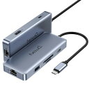 プロフェッショナル・ハイスペックMacBook Pro USB Cハブ、希少な140W PD3.1スーパーチャージ、SD TF 4.0 300mbpsリーダー、HDMI 4K@60Hz、10Gbps USB-A Type C、ギガビットイーサネット、他のUSB-Cラップト