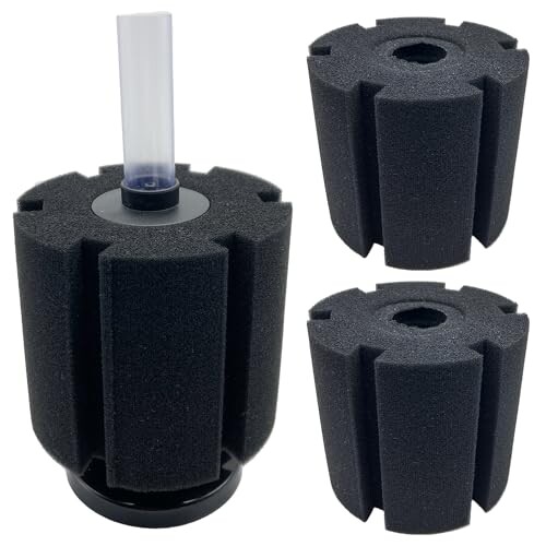 RedBeryl スポンジフィルター 高密度 フィルター 水槽 投げ込み式 ろ過装置 XY-2810 XY-2811 XY-2813 (XY2813, 本体1個 スポンジ2個)