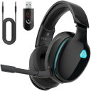 ゲーミングヘッドセット ワイヤレス PS5 PS4 PC Switch スマートフォン xboxone 対応ヘッドフォン 50MMドライバー 低遅延 40H再生...