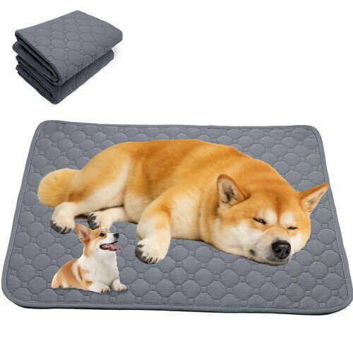 SHUVZARI 『2025 改良型』ペット用トイレマット 洗える 中厚タイプ 犬猫兼用｜おしっこ吸収パッド 超吸..