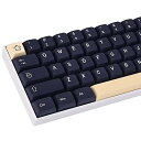 XDAプロファイルPBTキーキャップ60%、カスタムゲーミングキーキャップANSI USおよびレイアウト用の昇華型Cherry Gateron MXスイッチメカニカルキーボード(Stargazing)