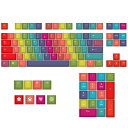 DEANEEK 108昇華キーキャップASNI配列OEM高度、PBTキーキャップで作られ、メカニカルキーボードキーキャップ、日本語 英語 、MX/61/87/1...