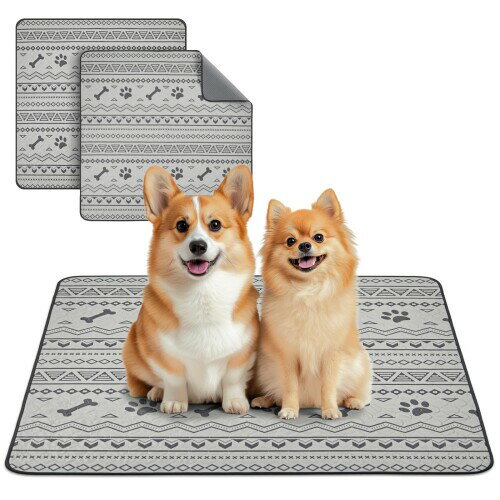 LOOBANI 洗えるペットシーツ 超吸収 ペットマット 防水 滑り止め おしっこマット 速乾 漏れ防止 洗濯機..