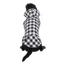 S-Lifeeling 犬服 犬コート 暖かい 防寒 寒さ対策 コート 可愛い おしゃれ ペット用品 活動 散歩 マジックテープ 帽子付き 反射テープ付き 防水...