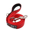 THAIN リード 犬 リード 小型犬 中型犬 大型犬 ペット用品 3M反射材料 柔らかいスポンジの肥厚したハンドル 簡単 トレーニング (2.0*120cm,レッド)