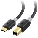 Cable Matters USB C プリンターケーブル USB C USB B変換ケーブル タイプCオス - タイプBオス 1m, 高耐久性 オーディオDAC ミキサー MIDIキーボード 電子ピアノ DJコントローラ プリンター ス キャナ