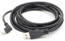 オーディオファン miniUSBケーブル USB2.0 L字 miniUSB (オス) -ストレート USB-A (オス) miniB L字型D USBケーブル...