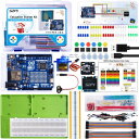 GeeekPi UNO R4 WiFi キット、プログラミング用チュートリアル付き UNO R4 WiFi ボード