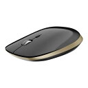 Bluetooth マウス, 無線 マウス ワイヤレス 静音小型 薄型 携帯 音がしない 光学式 Mouse Laptop Computer PC Mac 用 - 黒い ブラック(2)