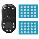 Lofthestar マウスソール 汎用 6mm 汎用マウスソール ゲーミングマウス なめらかな滑走性 静音 丸形 高純度 PTFE 40個入り 通用 プレミアム 円形 ラウンドエッジ