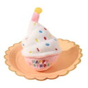 Mofu&Co. 犬 猫 誕生日ケーキ型ぬいぐるみ おもちゃ 誕生日プレゼント 噛む 音が鳴るおもちゃ