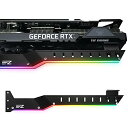 EZDIY-FAB 汎用ビデオカードホルダー GPUブレースサポート GPUサポートステイ グラフィックカードを固定する ARGB 5V 3PINマザーボードの...