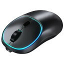 マウス Bluetooth 5.2 無線 薄型 静音 2.4GHz 3DPIモード 高精度 持ち運び便利 Bluetooth マウス RGB呼吸ライト 2.4G...