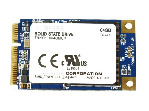 THNSNT064GMCR 64GB MLC SATA 6Gbps mSATA SSD/内蔵用/大手メーカー/ノートパソコン、タブレット、デスクトップ用