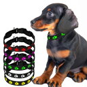 (CedarPhil) 光る首輪 犬用 LED 散歩 ライト 夜 USB充電式 サイズ調整可能 小型犬 中型犬 大型犬 ペット用品 (S, グリーン)