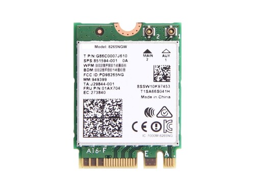 Laptopdiyparts インテル Dual Band Wireless-AC 8265 5GHz/2.4GHz 802.11ac/agn 867Mbps Wi-Fi + Bluetooth 4.2 Combo M.2 カード 8265NGW
