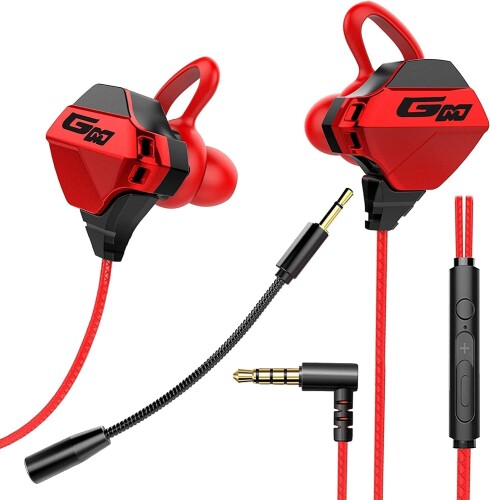 ゲーミングイヤホン ゲームいやほん マイク付き 有線 イヤホン いやほん カナル型 スマホイヤホン 四つ..