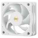 Thermalright TL-B6W 60mm CPUクーラーファン、静音ケースファン、6025 CPUファン、DC 12V CPUミュート冷却ファン(ホワイト)(2)