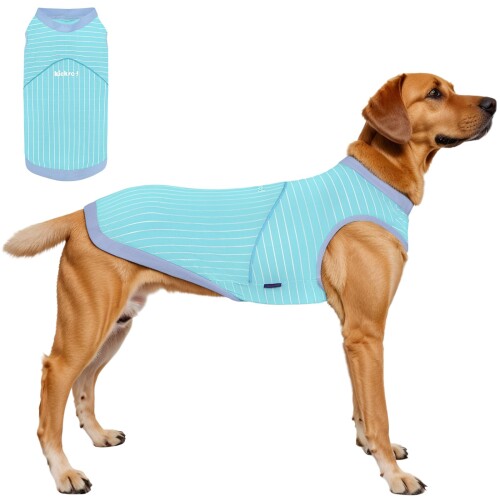Kickred 犬服 夏服 Tシャツ 薄手 快適 通気 ひんやり 熱中症対策 ペット服 クールベスト 接触冷感 吸水..