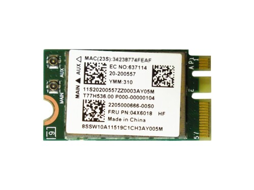 Laptopdiyparts Lenovoに適応 20200557 04X6018 BCM943142Y BCM43142 802.11b/g/n WiFi + Bluetooth 4...