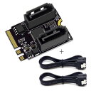ChenYang PCIE 3.0 M.2 (A+Eキー) - 2 SATA 3.0 拡張カードアダプター マザーボード SATA ハードドライブポート拡張用