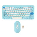 ワイヤレスキーボードとマウスのコンボ、 人間工学に基づいたコンピューターのキーボード、 小型・軽量のコードレスキーボード・マウスセット、 静かなコンピューターの...