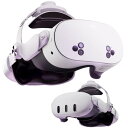 DESTEK QH3 Meta Quest 3S/3用 ヘッド ストラップ コンフォート デザイン ソフトクッション メタクエスト3S/3対応アクセサリー、3つ...