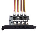 JSER 4 ハードディスクコントロールシステム インテリジェントコントロール管理システム HDD SSD 電源スイッチ PCI ブラケット付き