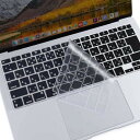 MOSISO キーボードカバー 防水 防塵カバー 保護 キースキン 清潔易い 日本語 JIS配列 対応機種 MacBook Air 13 インチ 2020 A2337 M1 A2179 Backlit Magic キーボード Retina Display & Touch ID搭載(クリア)(2)