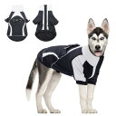 CuteBone 犬猫服 ジャケット - 防水・暖かいペットコート・小型犬・中型犬用・便利なマジックテープ付き・アウトドア散歩に最適な冬服・リード通し穴付き・快...