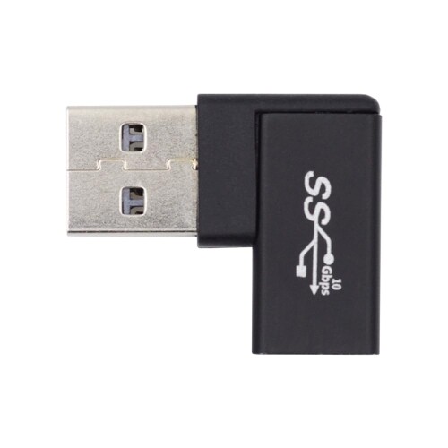 xiwai USB-C Type CメスからUSB 3.0 Aオス U字型直角データアダプター ノートパソコンデスクトップ用