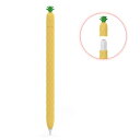 AhaStyle Apple Pencil シリコン保護ケース 果物デザイン Apple Pencil Pro & Apple Pencil第二世代用 適用 握り心地アップ(イエロー)