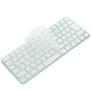 キーボードカバー for iMac Magic Keyboard 日本語配列JIS (Touch ID搭載, テンキーなし, A3118/A2449), 2021~2024年発売 24インチ M1 M3 M4チップ iMac Magic Keyboard 用, 高い透明感 TPU材? 防水防塵カバー 保護カ