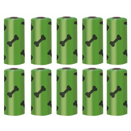 うんちバッグ リフィル 10ロールセット 150枚 犬の散歩 お出かけ用 ディスペンサー poop bag トイレ用..