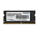 Patriot Memory DDR4 2666MHz PC4-21300 8GB SODIMM ノートパソコン用メモリ PSD48G266681S