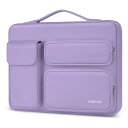 MOSISO パソコンケース 360保護ラップトップスリーブバッグ、対応機種 MacBook Air/Pro、13-13.3 インチ ノートパソコン、対応機種MacBook Pro 14インチ M5 M4 M3 M2 M1、側開け メッセンジャーバッグ 二