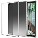 easyBee Lenovo Tab M10 Plus (3rd Gen) 10.61インチ ケース 対応 タブレットケース 全透明背面 ソフトTPU シリコン 薄型 軽量 手触り良い 衝撃吸収 全面保護カバー (適応型番 TB125、TB128)(クリア)