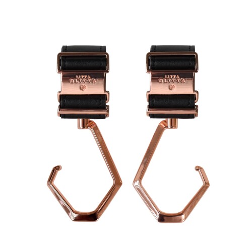 LITTA GLITTA ベビーカーフック ソロ SOLO 360度回転 2個セット (ROSEGOLD/BLACK) LITTA GLITTA ベビーカーフック ソロ SOLO 360度回転 2個セット (ROSEGOLD/BLACK)