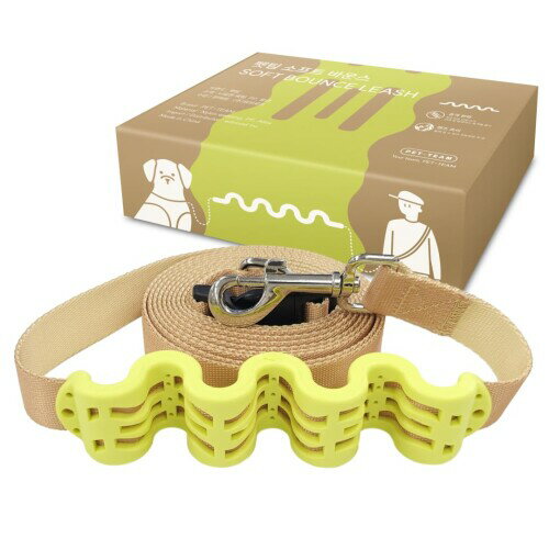 PET-TEAM/ペットチーム ソフトバウンスリード 犬用リード ハンズフリーリード 衝撃吸収リード 肩掛け ..