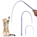 猫 おもちゃ 2点セット ねずみ ネズミのしっぽ 交換用テール付き 猫じゃらし シリコン 子猫 おもちゃ 釣り竿 ねこじゃらし ねこ おもちゃ 猫 玩具 一人遊...