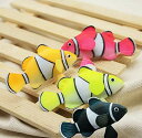 Wolfride 熱帯魚 水槽セット 装飾 人工魚 人工浮遊魚 水槽用飾り アクアリウム 水槽 装飾 水質に無害 シリコン製 発光魚 水槽装飾 小さな夜光魚 吸...