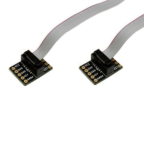 Treedix 2PCS JTAG 開発ボード IDC ケーブル 変換アダプタ ブレイクアウトボード 変換基板 2x5 10ピン ..